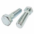 Newport Fasteners Grade 5, 1"-8 Hex Head Cap Screw, Zinc Plated Steel, 10-1/2 in L, 15 PK 127043-15